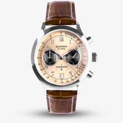Sekonda Archer Silver & Rose Gold Chronograph Watch 30236