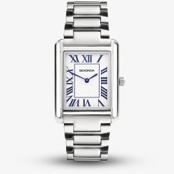 Sekonda Mens Clement Stainless Steel White Dial Watch 30272