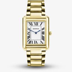 Sekonda Mens Clement Gold Plated White Dial Watch 30273
