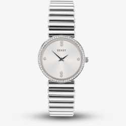 Sekonda Seksy Silver Crystal Watch 40044