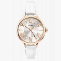 Sekonda Editions White Strap Watch 2327