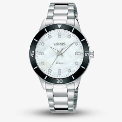 Lorus Ladies Sports White Mother of Pearl Dial Bracelet Watch RG245RX9