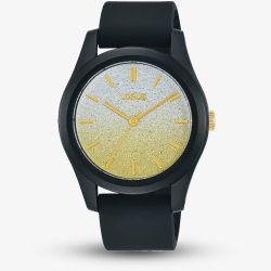 Lorus Ladies Black Strap Watch RG269TX9