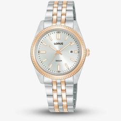 Lorus Two Colour Rose Gold Plated Watch RJ282BX9
