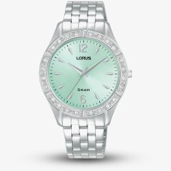 Lorus Ladies Radiant Crystal Blue Dial Watch RG263WX9
