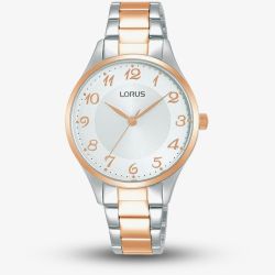 Lorus Ladies Italic Classic Two Tone Watch RG272VX9