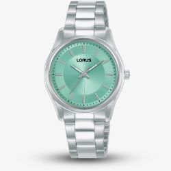 Lorus Ladies Classic Mint Dial Stainless Steel Bracelet Watch RG247XX9