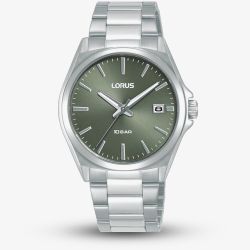 Lorus Ladies Sports Green Dial Bracelet Watch RH959SX9