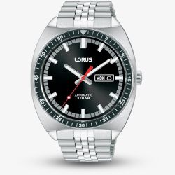 Lorus Ladies Automatic Black Retro Sports Watch RL439BX9