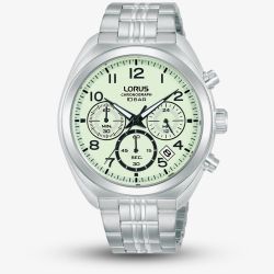 Lorus Mens Chronograph Luminous Dial Watch RT393KX9