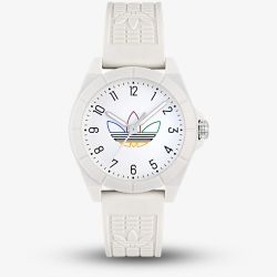 Adidas Unisex Project Four White Logo Watch AOST245702I
