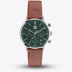 Adidas Unisex Code One Chronograph Green & Brown Watch AOSY225312I