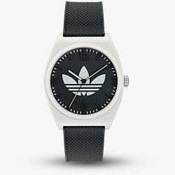 Adidas Unisex Project Two Black & White Logo Watch AOST235502I
