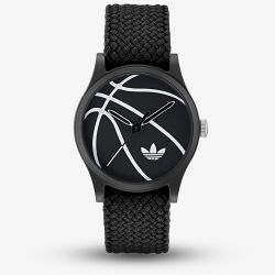 Adidas Game One Black Fabric Strap Basketball Watch AOSY250242I