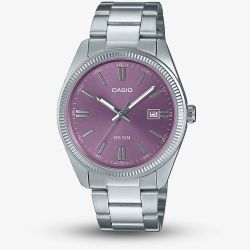 Casio MTP Stainless Steel Purple Dial Watch MTP-1302PD-6AVEF