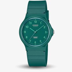 Casio Teal Rubber Watch MQ-24B-3BEF