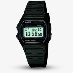 Casio Unisex Black Plastic Digital Watch W-59-1VQES