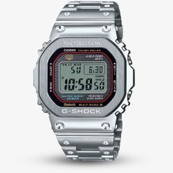 Casio G Shock Full Metal Origin Silver Solar Powered Digital Watch GMW-B5000D-1CER