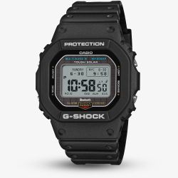 Casio Mens G-Shock 5600 Series Black Digital Solar Strap Watch GW-BX5600-1ER