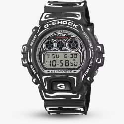 Casio Mens G-Shock Joshua Vides Collaboration Black Digital Strap Watch DW-6900JV-1ER