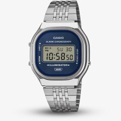 Casio Vintage Blue Dial Bracelet Watch A140WE-2AEF
