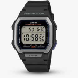 Casio Mens Black Digital Strap Watch W-738H-1AVEF