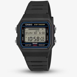 Casio Unisex Classic Digital Black Plastic Strap Watch F-B100W-1AEF