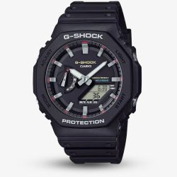 Casio G-Shock Mens Black Duo Display Watch GA-2100RL-1AER
