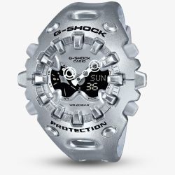 Casio Mens G-Shock Cool Eyes Silver Dual Display Watch GA-V01A-8AER
