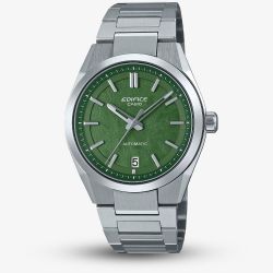 Casio Mens Edifice Forged Carbon Green Dial Watch EFK-100D-3AER
