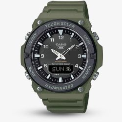 Casio Mens Solar Powered Green Watch AQ-S820W-3BVEF