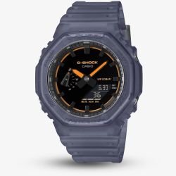 Casio G-Shock GA-2100 Series Smoked Light Blue Watch GA-2100K-2AER