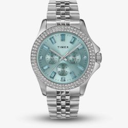Timex Ladies Kaia Blue Crystal Dial Watch TW2V79600