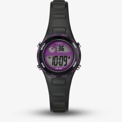 Timex Childrens Time Machines Black & Purple Digital Watch TW2W92300