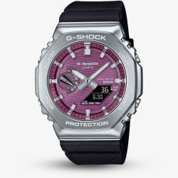 Casio G Shock G-Steel 2100 Series Vapour Pink Dial Watch GBM-2100A-4BER