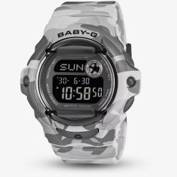 Casio Ladies Baby-G Black Dial Digital Strap Watch BG-169CMB-8ER