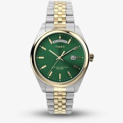 Timex Legacy Two Colour Green Dial Watch TW2W42800