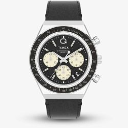 Timex Q Chronograph Black Watch TW2V42700