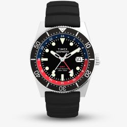 Timex Mens Deepwater Reef GMT Black Watch TW2W75000