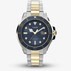 Timex Mens Harborside Two Tone Stainless Steel Watch TW2V42000