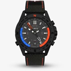 Timex Mens Expedition Blue & Red North Fabric Watch TW2V03900