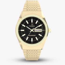 Timex Q Falcon Eye Gold Stainless Steel Watch TW2W62500