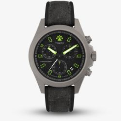 Timex Mens Expedition Field Black Chronograph Watch TW2V96300