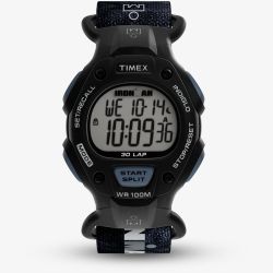 Timex Mens Ironman Classic Black Fabric Strap Watch TW2W94100