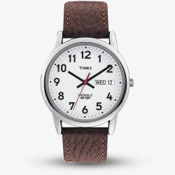 Timex Mens Easy reader White Dial Watch T20041