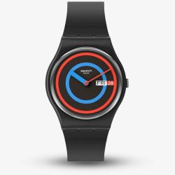 Swatch Circling Black Watch SO28B706