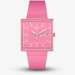 Swatch What If Rose Bioceramic Watch SO34P700