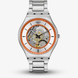 Swatch Essence Of Spring Skeleton Dial Watch SS07S144G