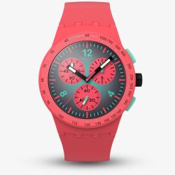 Swatch Unisex Paradiso Kinetiko Pink Watch SUSP100