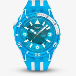 Swatch Unisex SCUBAQUA Blue Fire Watch SSCU09S100